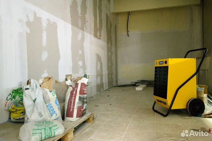 Сушка помещений, просушка после затопления квартир