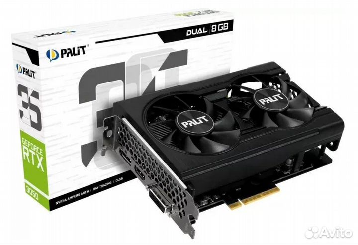 Видеокарта Palit nvidia GeForce RTX 3050 Dual OC