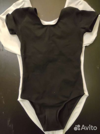 Купальник гимнастический черный