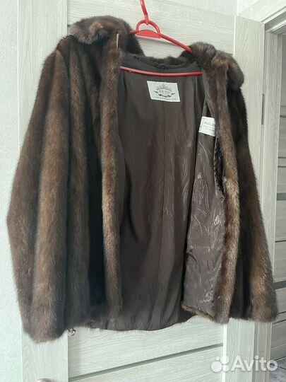 Шуба норковая с капюшоном 48 50 автоледи