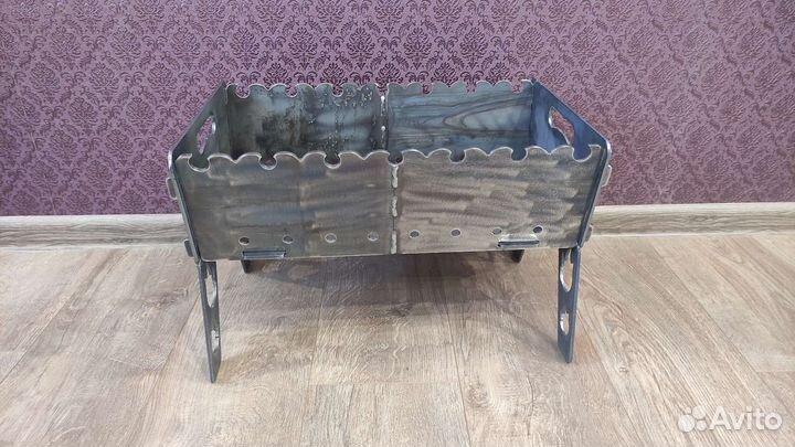 Мангалы новые 4мм, разборные, разные