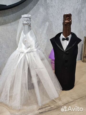 Украшение на шампанское