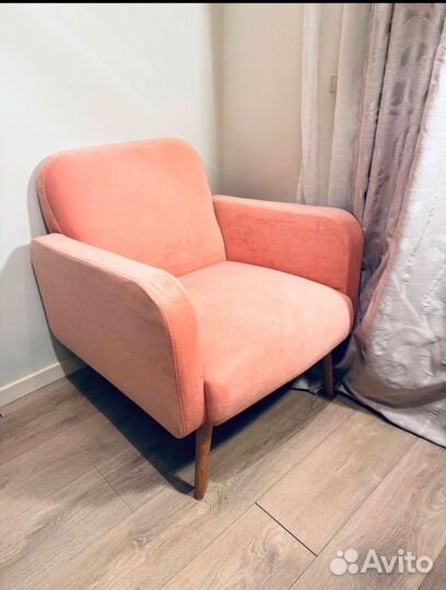Кресло велюровое