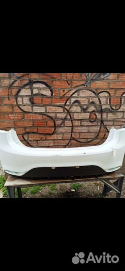 Бампер kia rio