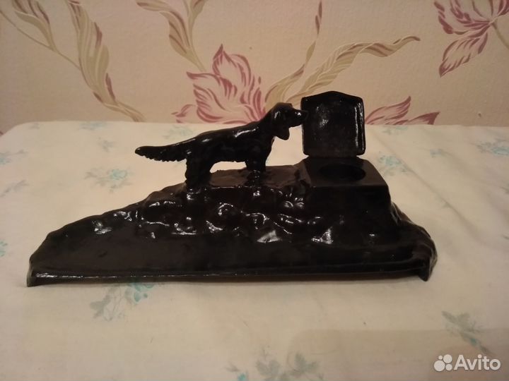 Антикварная чернильница 