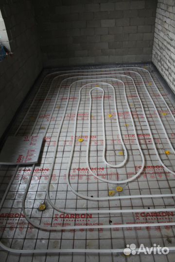 Водяной теплый пол, отопление, водоснабжение