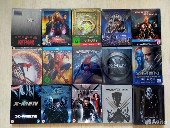 Steelbook marvel bluray