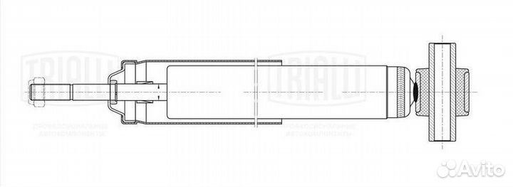 Амортизатор задний trialli, 4680295204619