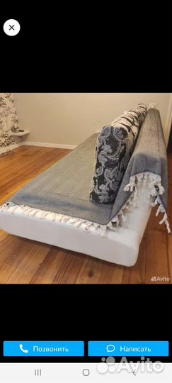 Хлопковый плед покрывало Турция евро и 1,5