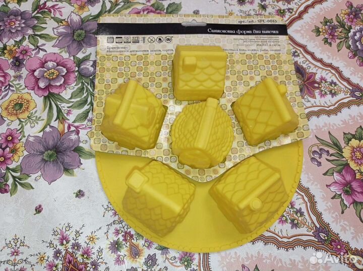 Силиконовые формы для выпечки в виде домика