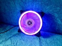 Вентилятор для корпуса 120мм/ Фиолетовая подсветка