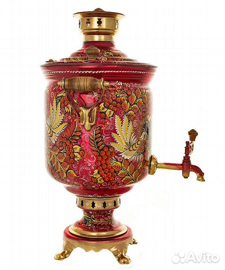 Расписной угольный Самовар 