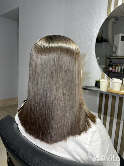 Кератиновое выпрямление