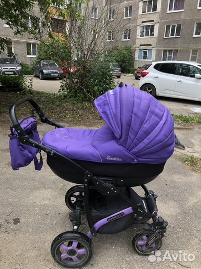 Коляска camarelo 2 в 1