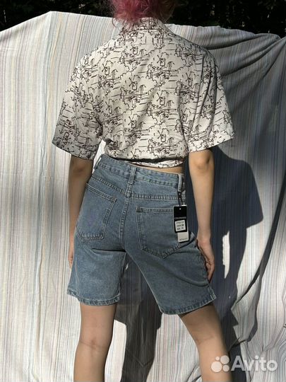 Джинсовые шорты для девочки подростка