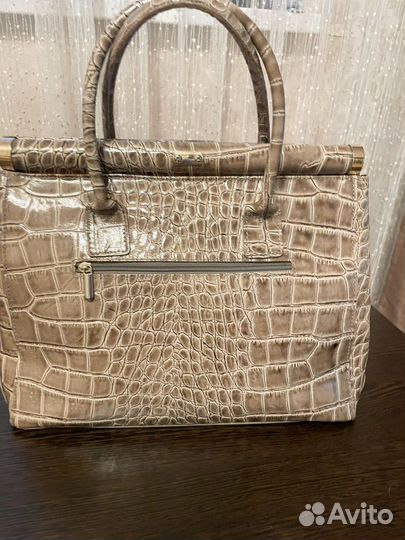 Сумка портфель женская натуральная кожа