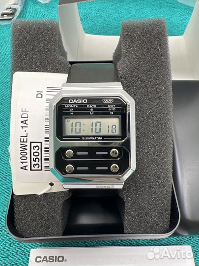 Японские наручные часы Casio A100WEL-1A