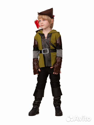 Новогодний костюм Робин Гуда Батик 140