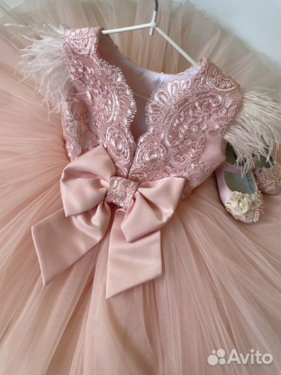 Пышное платье на годик 74 (фэмили лук)