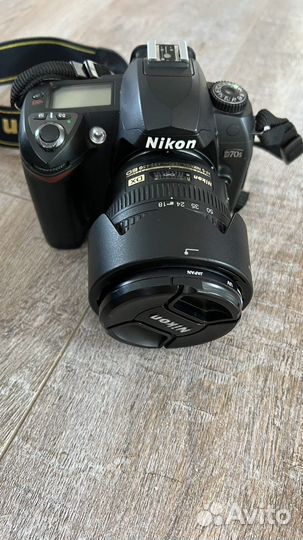 Зеркальный фотоаппарат Nikon d70s