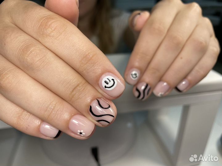 Маникюр с покрытием гель лак Мастер маникюра