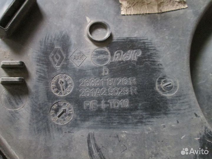 Накладка птф правая Logan 2 263318726r 2014-нв