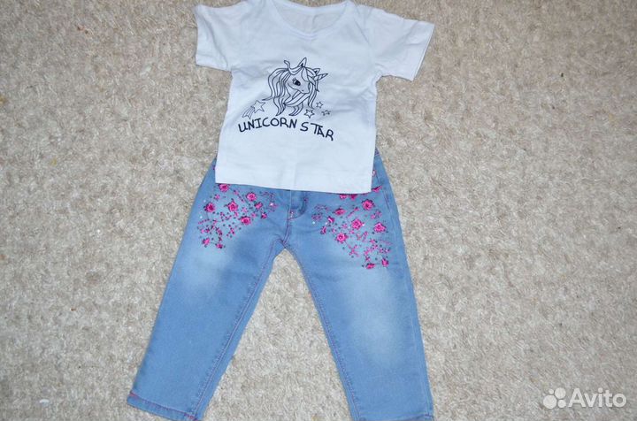 Вещи на девочку 6-9 мес