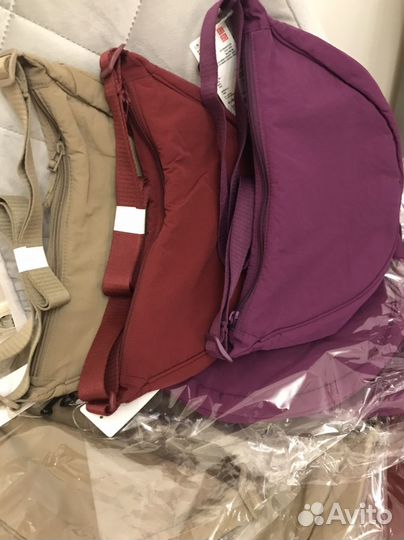 Сумки uniqlo через плечо 3 цвета