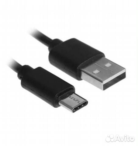 Кабель USB Type-C - USB черный 1 м