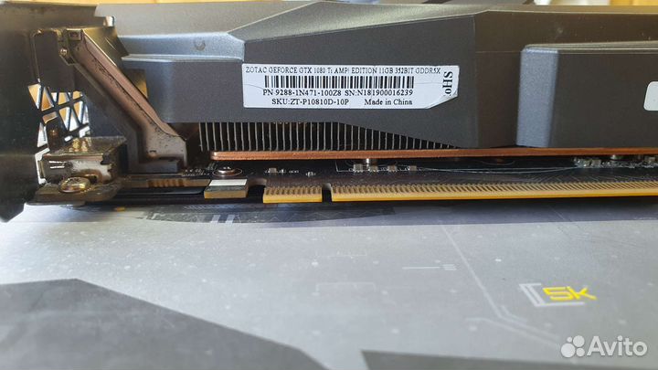 Видеокарта Zotac GTX1080Ti 11Gb