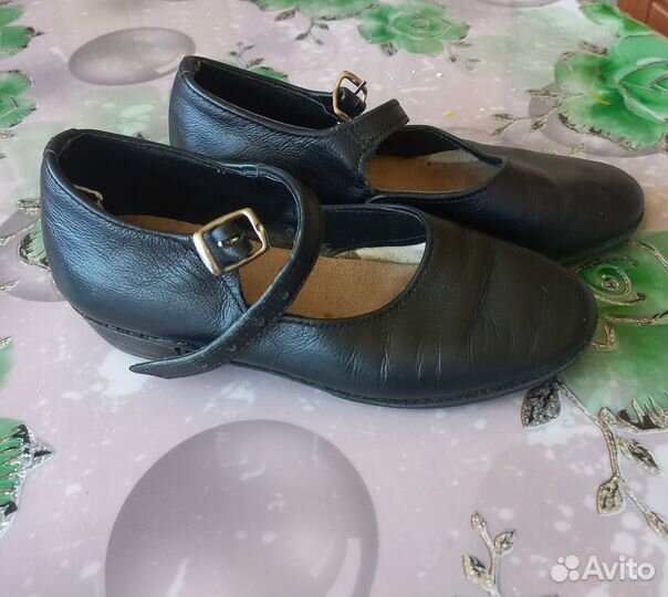 Туфли для народных танцев черные 31