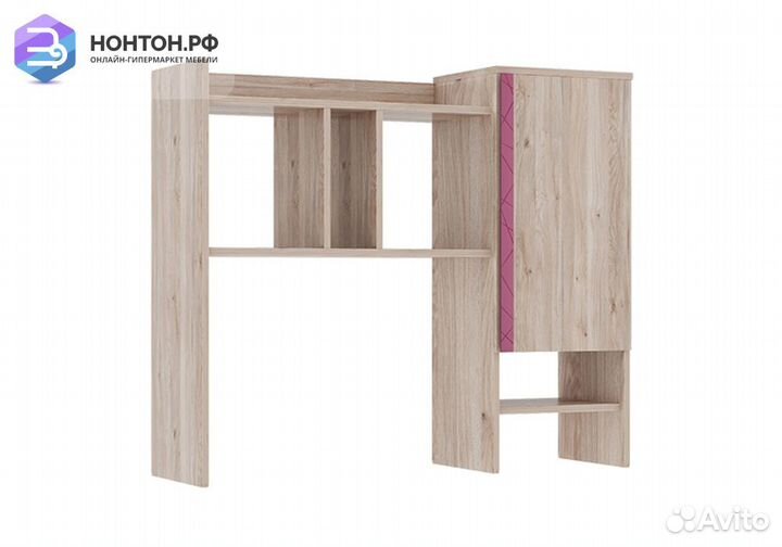 Надстройка для стола Лайк 28.01 дуб мария / фуксия