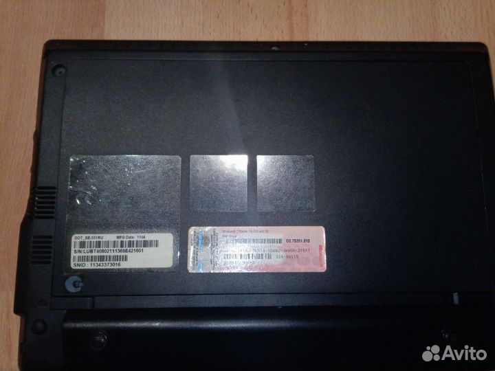 Packard bell dot se-551ru black