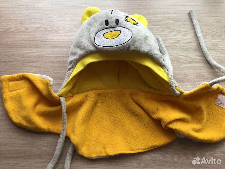 Шапка шлем детская