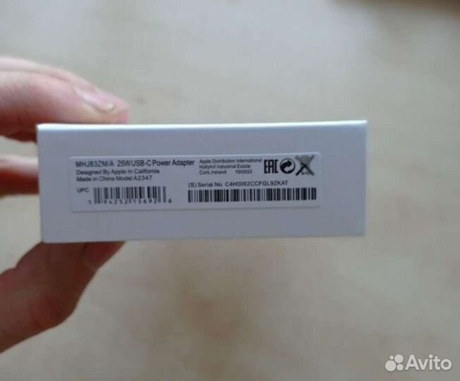Зарядка на iPhone 14 25W ориг