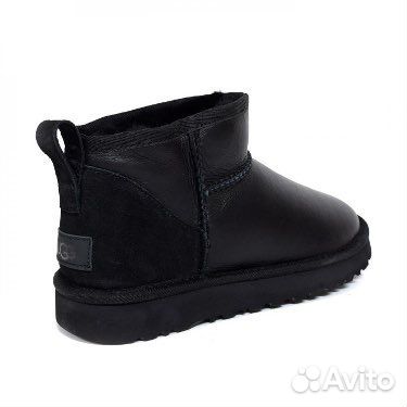 Угги UGG Classic Ultra Mini Metallic Black