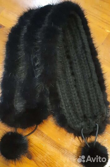 Повязка на голову норковая
