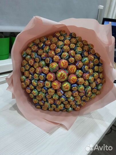 Букет из чупа чупсов Букет из конфет