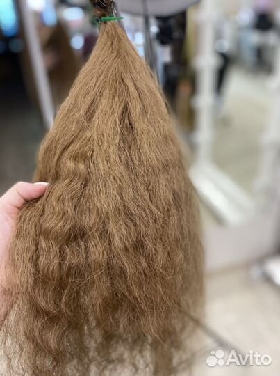 Кудрявые волосы натуральные