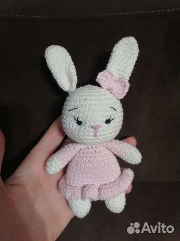 Вязаный зайчик