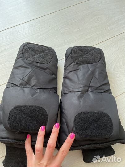 Муфты варежки для коляски мимими