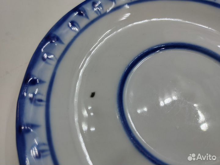 Блюдце чайное гжель 