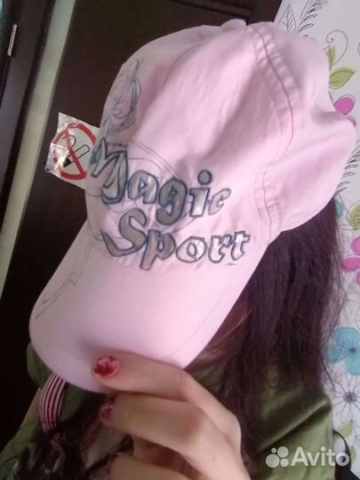 Кепка розовая