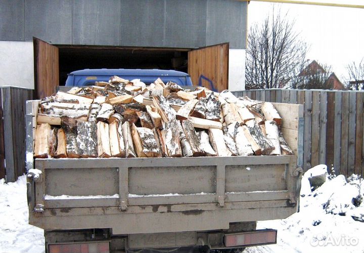 Дрова с доставкой бортовой машиной от 3м3
