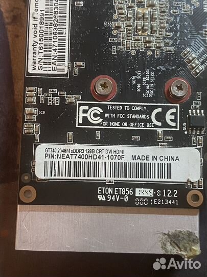 Видеокарта gt 740 2 gb