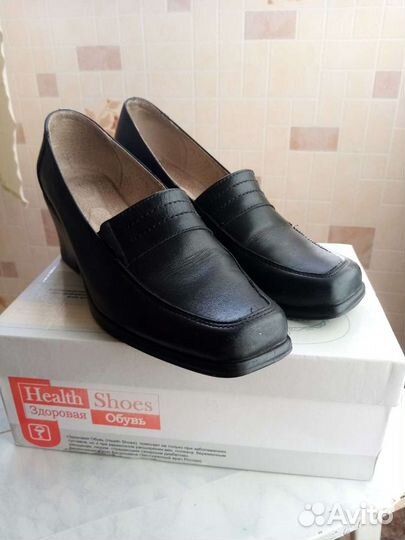 Туфли женские кожаные