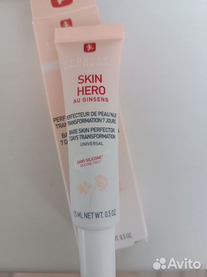 Крем erborian skin hero для лица 15 мл