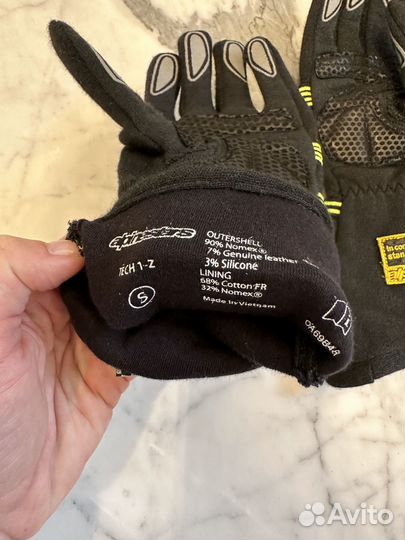 Гоночные перчатки Alpinestars Tech 1-Z