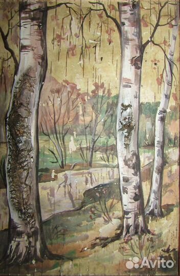 Картина на бересте 