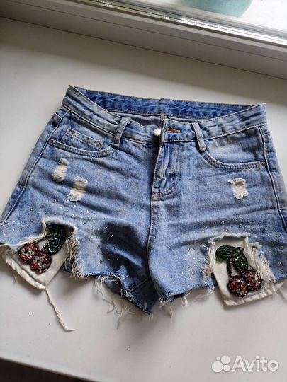 Шорты джинсовые женские